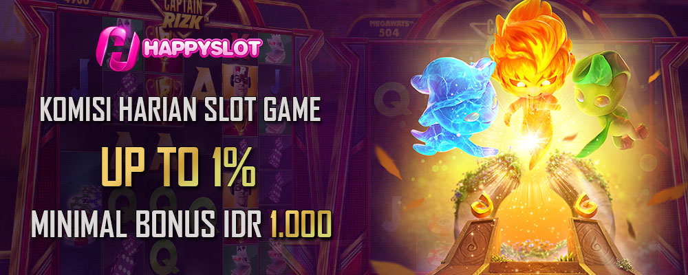 Komisi Harian Slot Game 1%